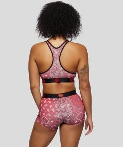 PSD Underwear Hype Red Bandana Sports Bra