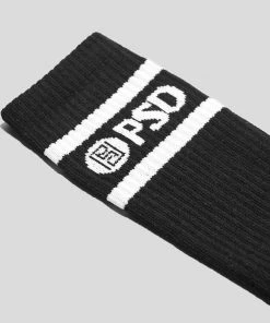 PSD Underwear Crew Socks 3-Pack Black