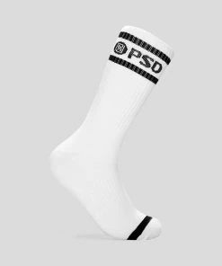 PSD Underwear Crew Socks 3-Pack White