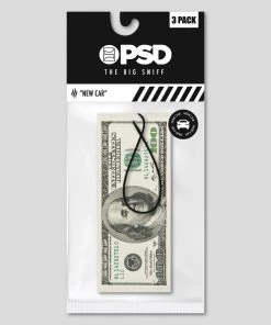 PSD Underwear official website 41 PSD Underwear 100 Dollar Bill Air Freshener 3-Pack ACCESSORIES
